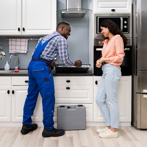what kind of warranty do you offer on your cooktop repair services in K-Bar Ranch Texas